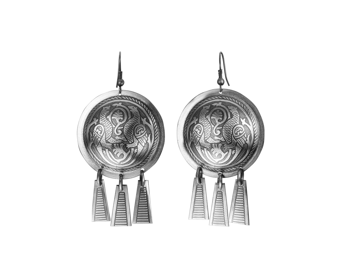 Серьги шумящие «Симарглы»