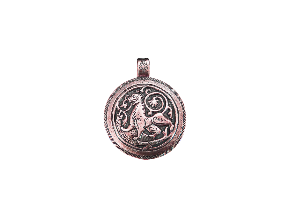 Подвеска литая «Суздальский лев»
