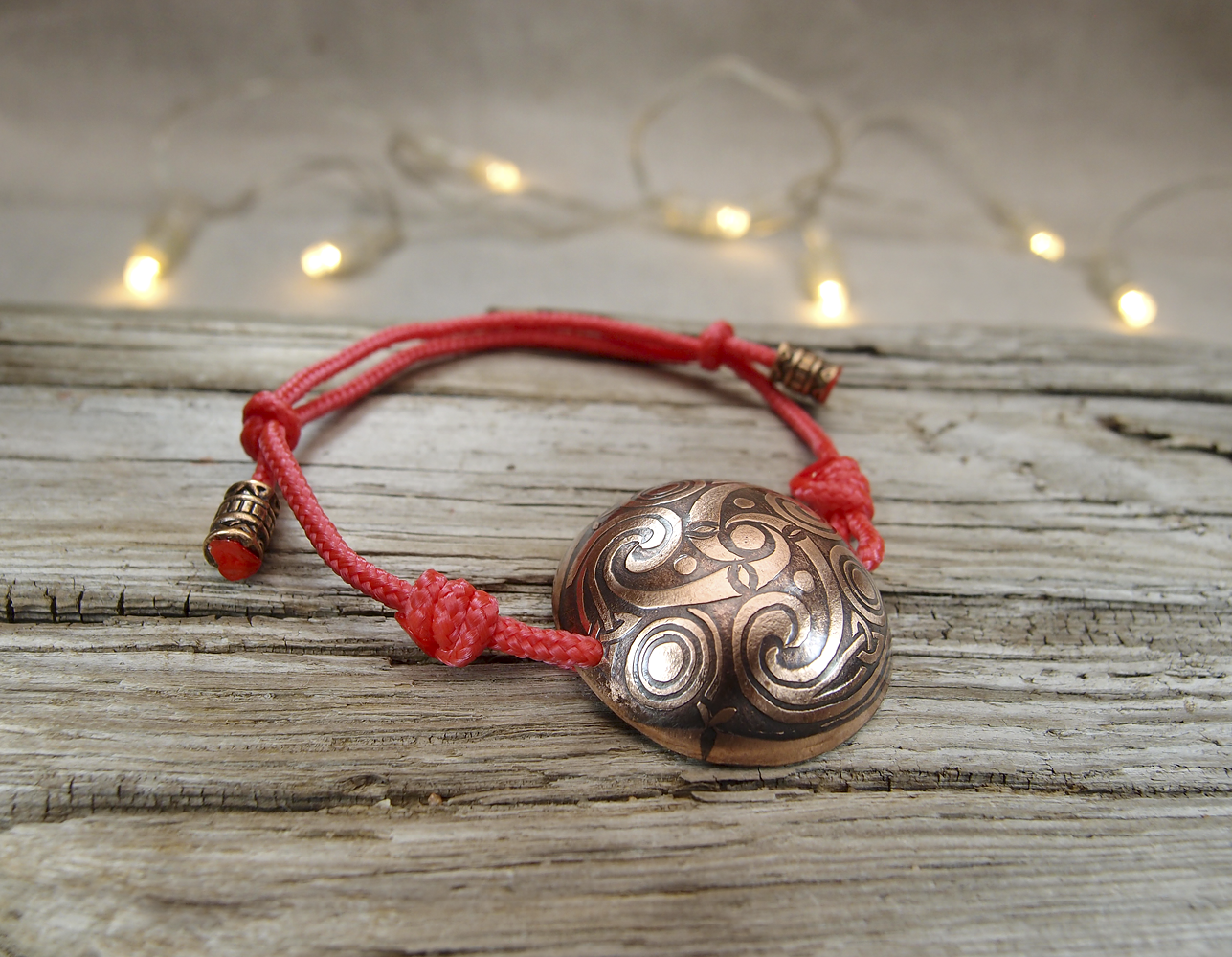 Браслет-шнурок сферический «Трехногий коловрат»