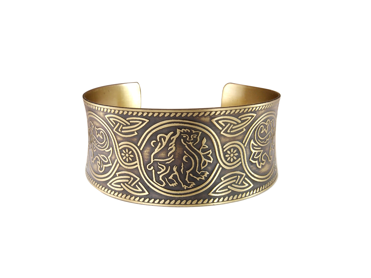 Браслет вогнутый «Былина»