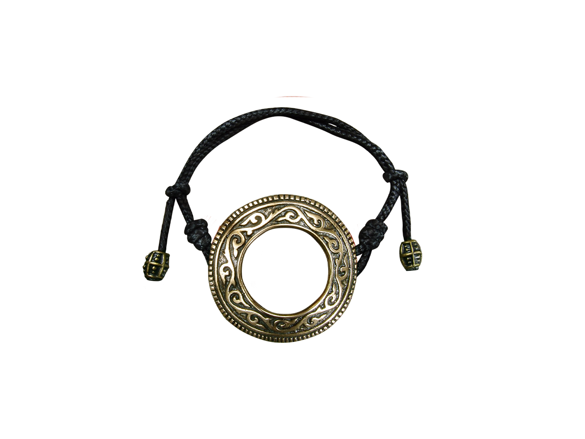 Браслет-шнурок трансформер «Новгородский кольцевидный»