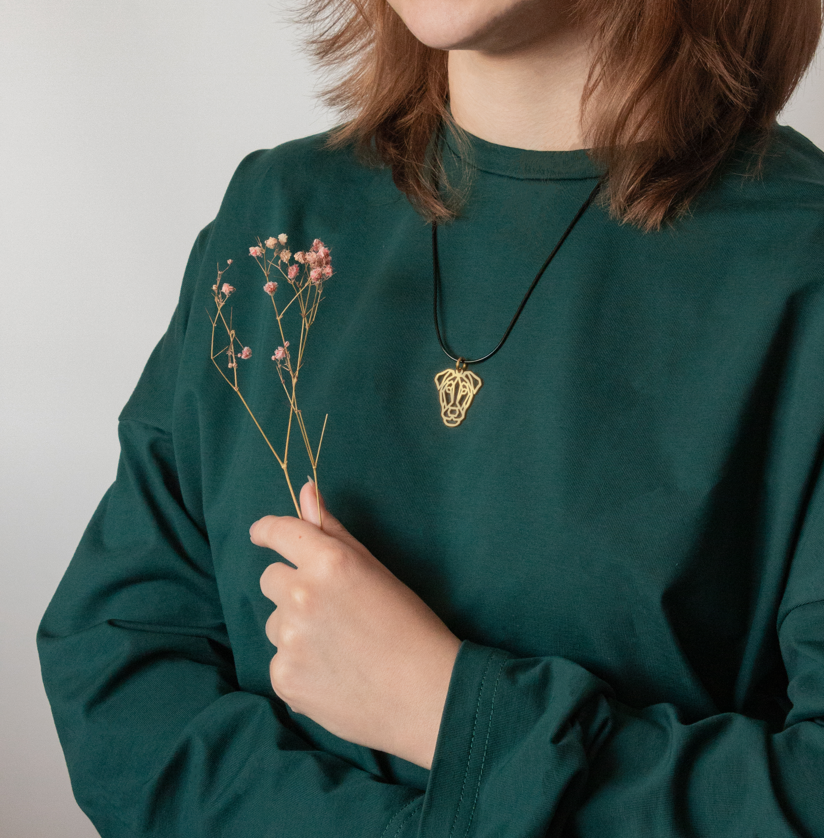 Подвеска "Геометрическая собака"