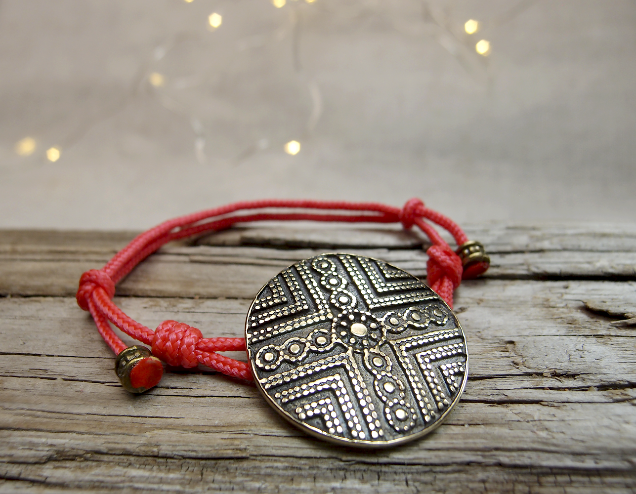 Браслет-шнурок «Пашня» № 1