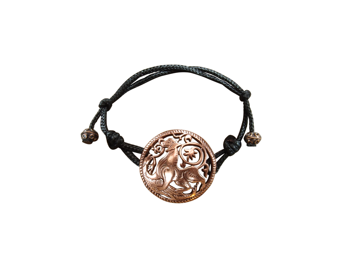Браслет-шнурок «Суздальский лев»