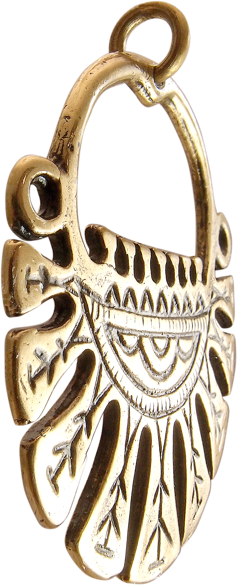 Девятилопастное височное кольцо