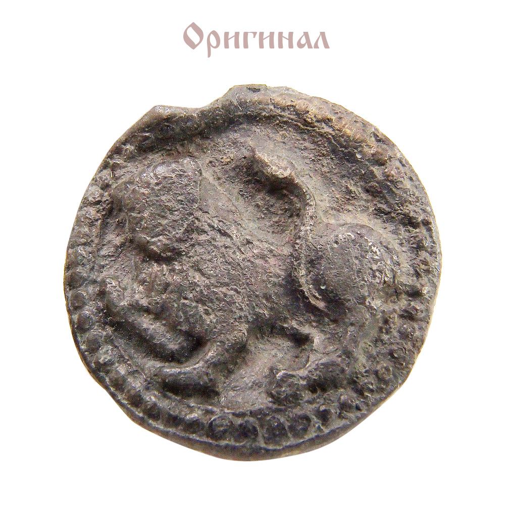 Пуговица «Новгородский лев»