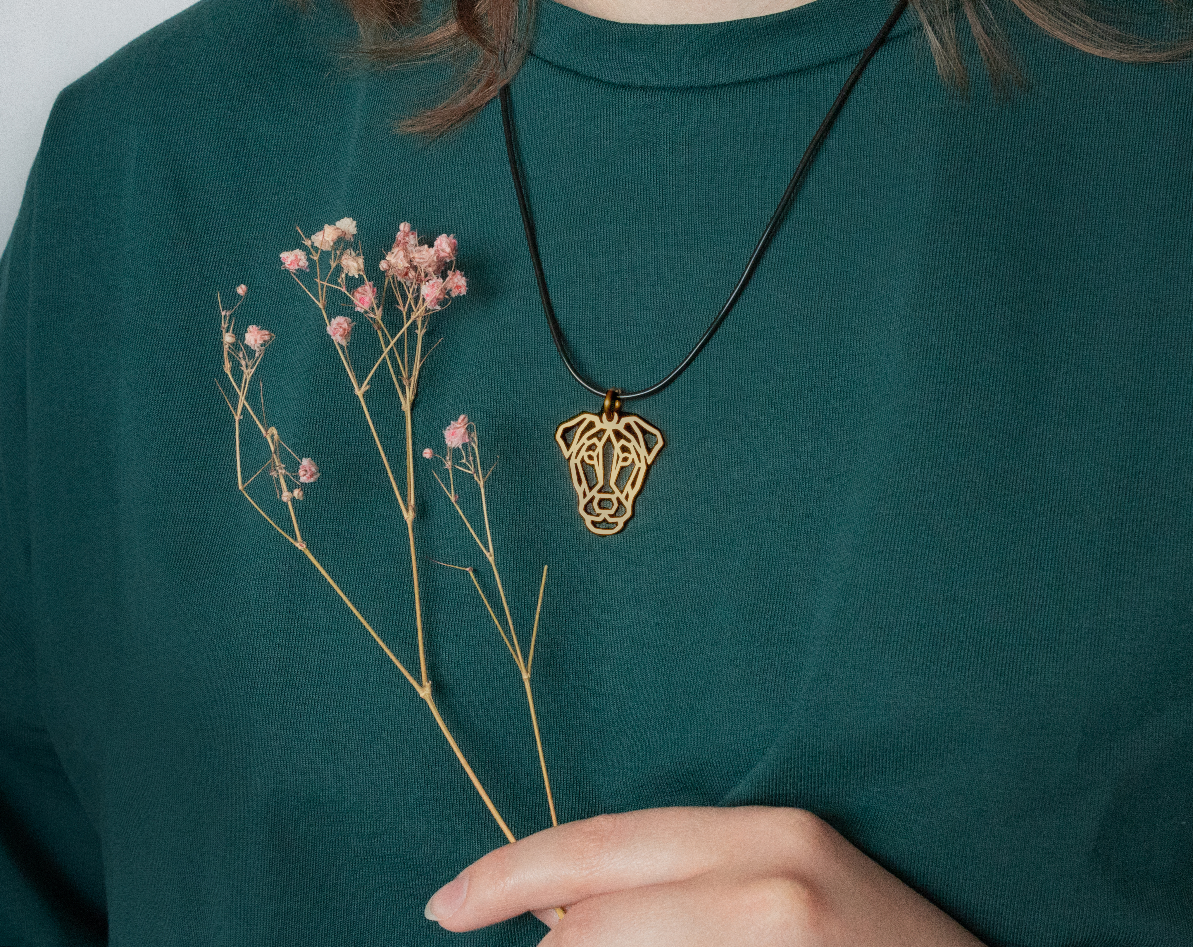 Подвеска "Геометрическая собака"