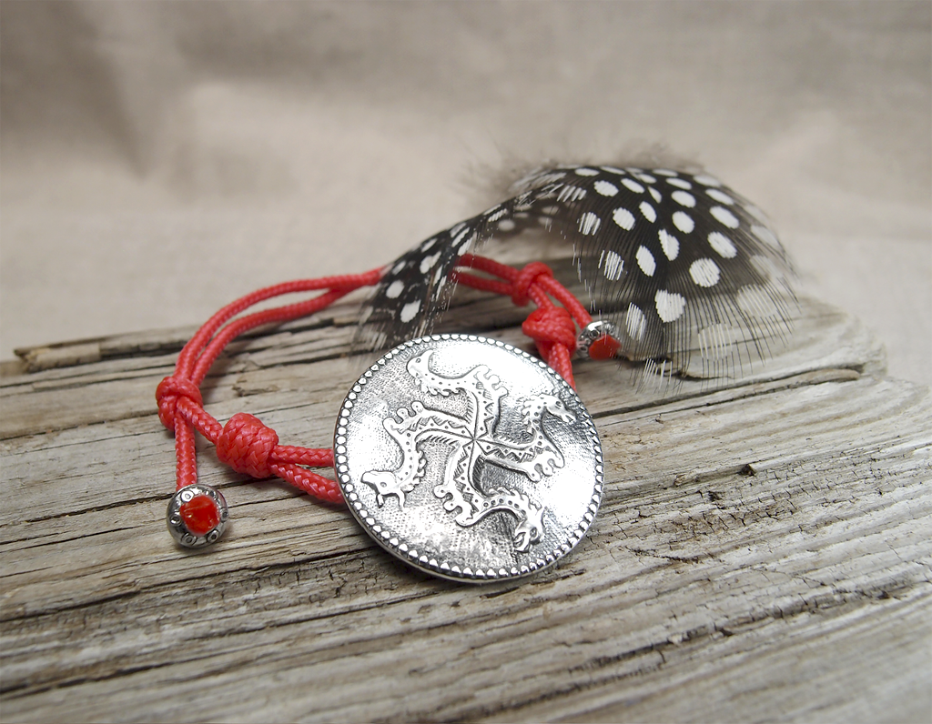 Браслет-шнурок «Солнцеворот»