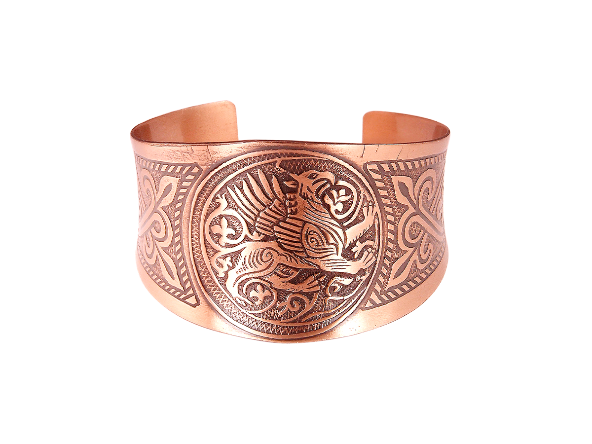 Браслет вогнутый «Суздальский грифон»