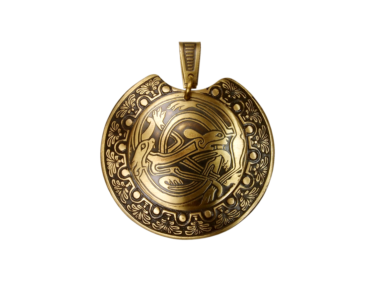 Колт накладной «Кельтские переплетенные собаки»