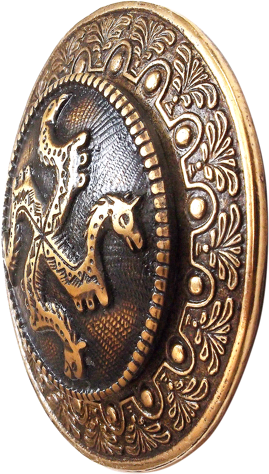 Фибула литая «Солнцеворот»