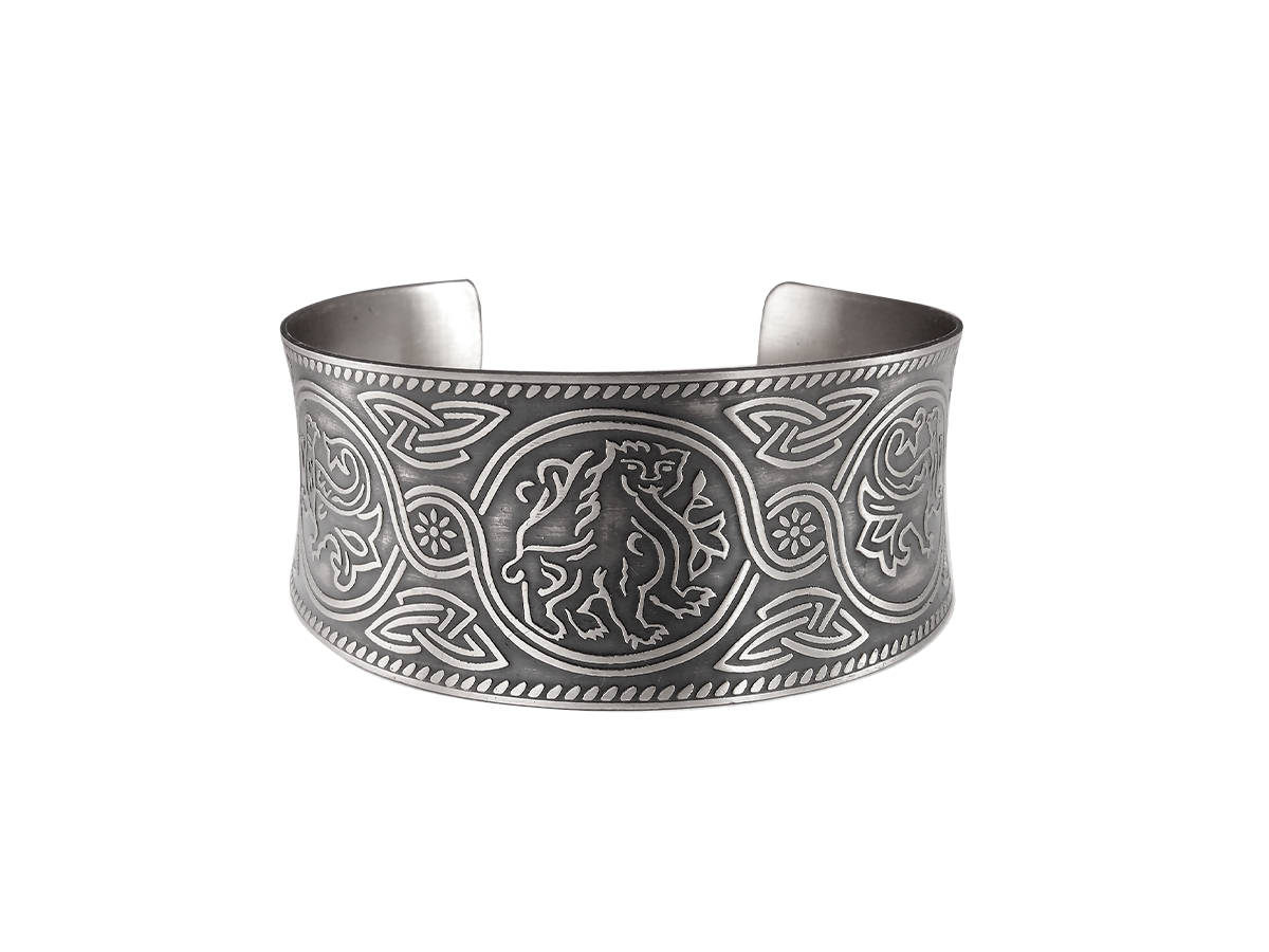 Браслет вогнутый «Былина»