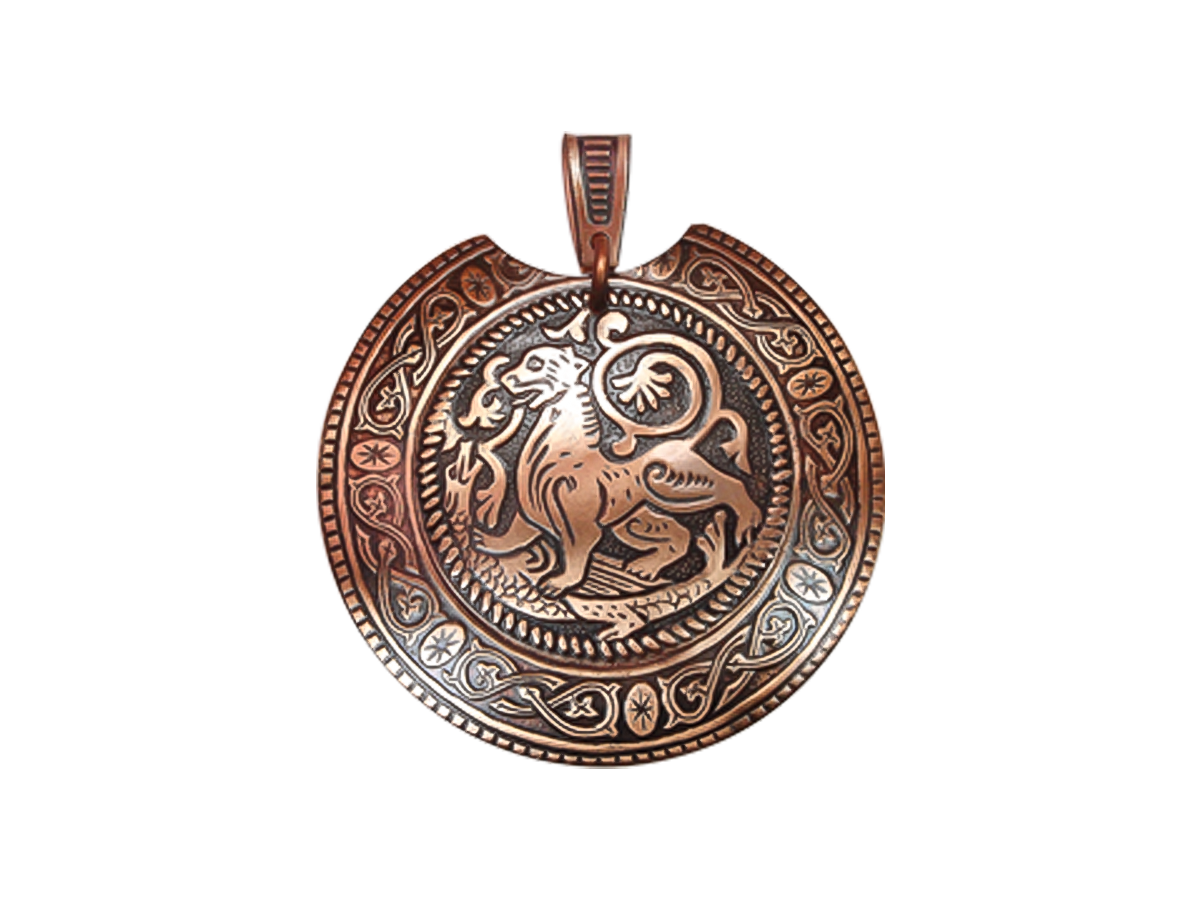 Колт накладной «Суздальский лев»