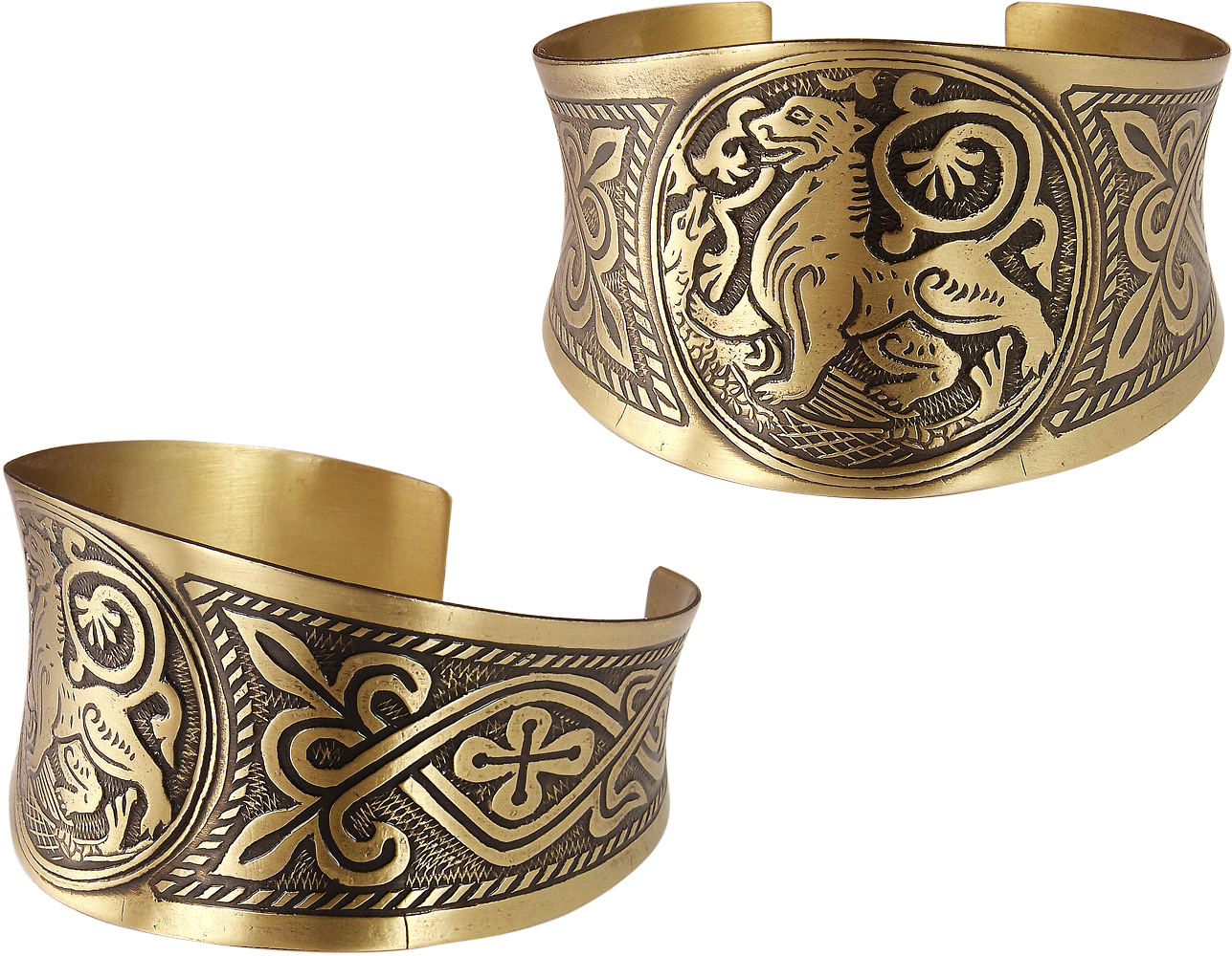 Браслет вогнутый «Суздальский лев»