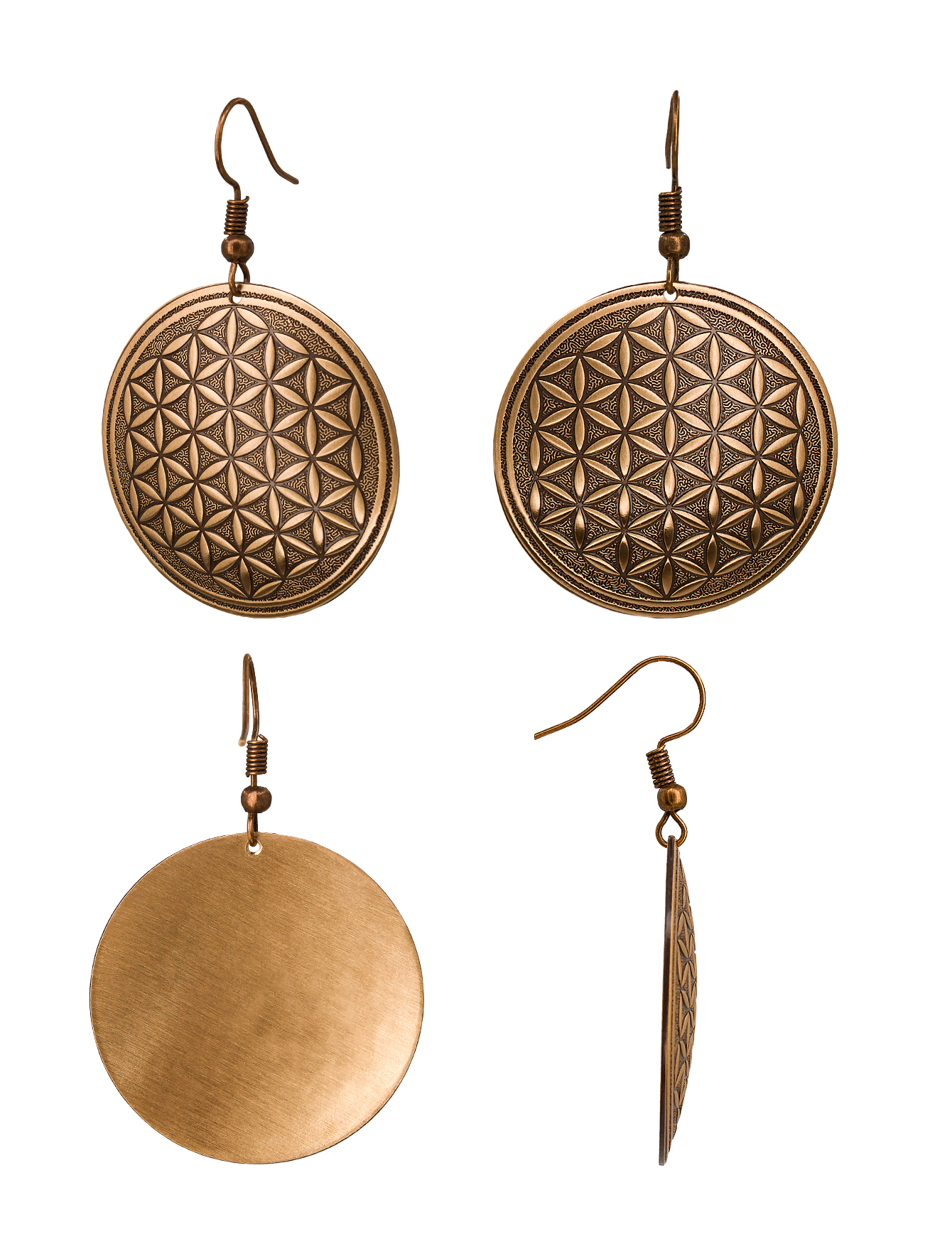 Серьги "Цветок жизни"