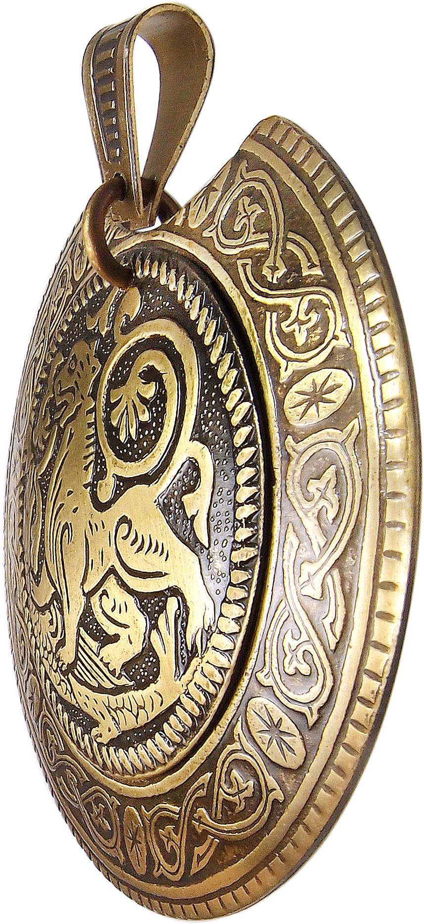 Колт накладной «Суздальский лев»