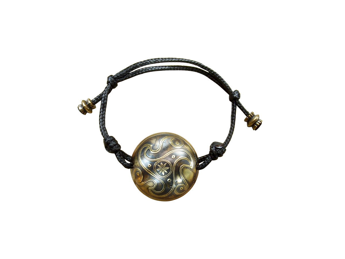 Браслет-шнурок сферический «Трискелион»