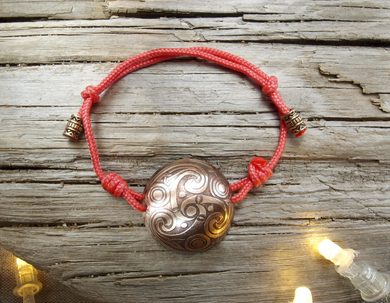 Браслет-шнурок сферический «Трехногий коловрат»