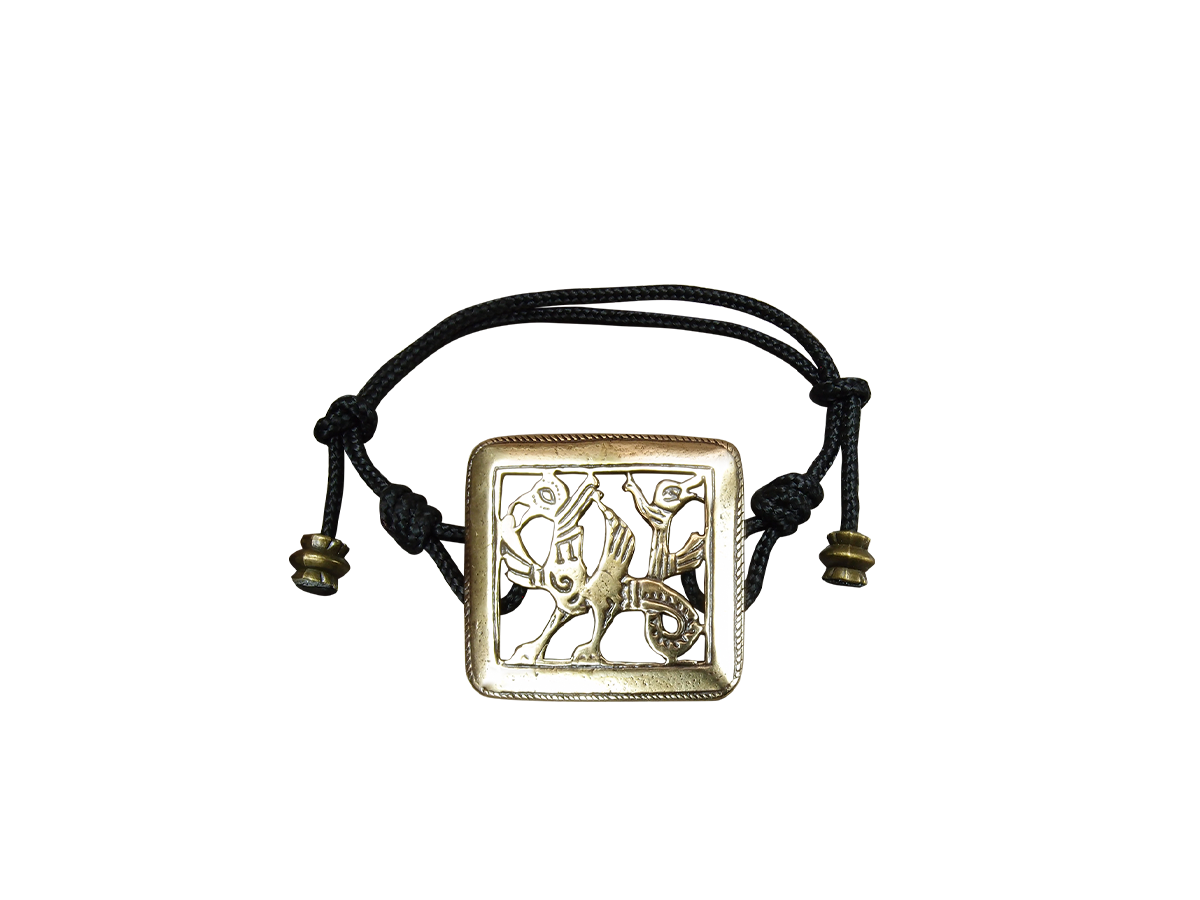 Браслет-шнурок «Двуглавый грифон»