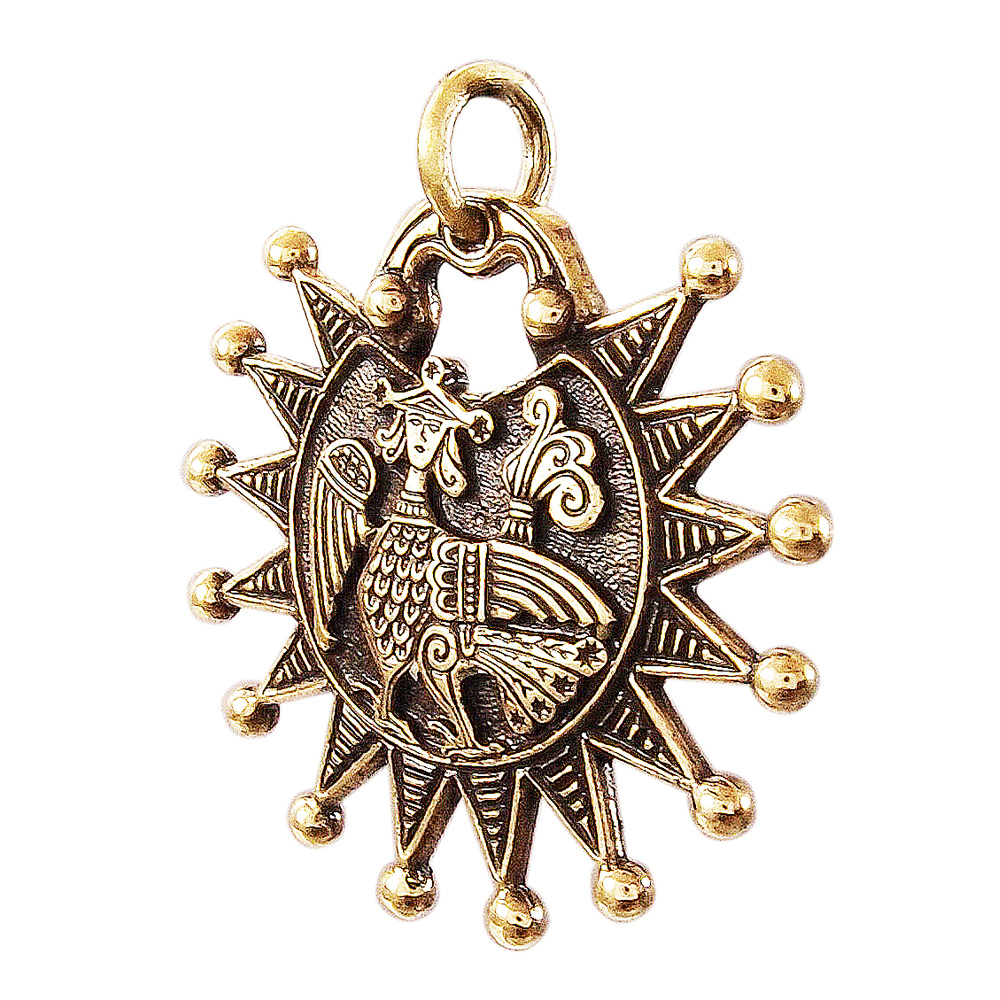 Колт жемчужный «Алконост, смотрящий влево»