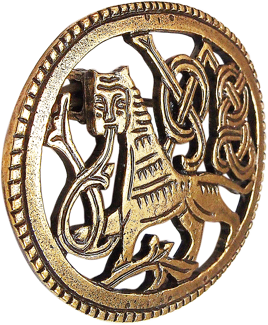 Брошь «Царь зверей»