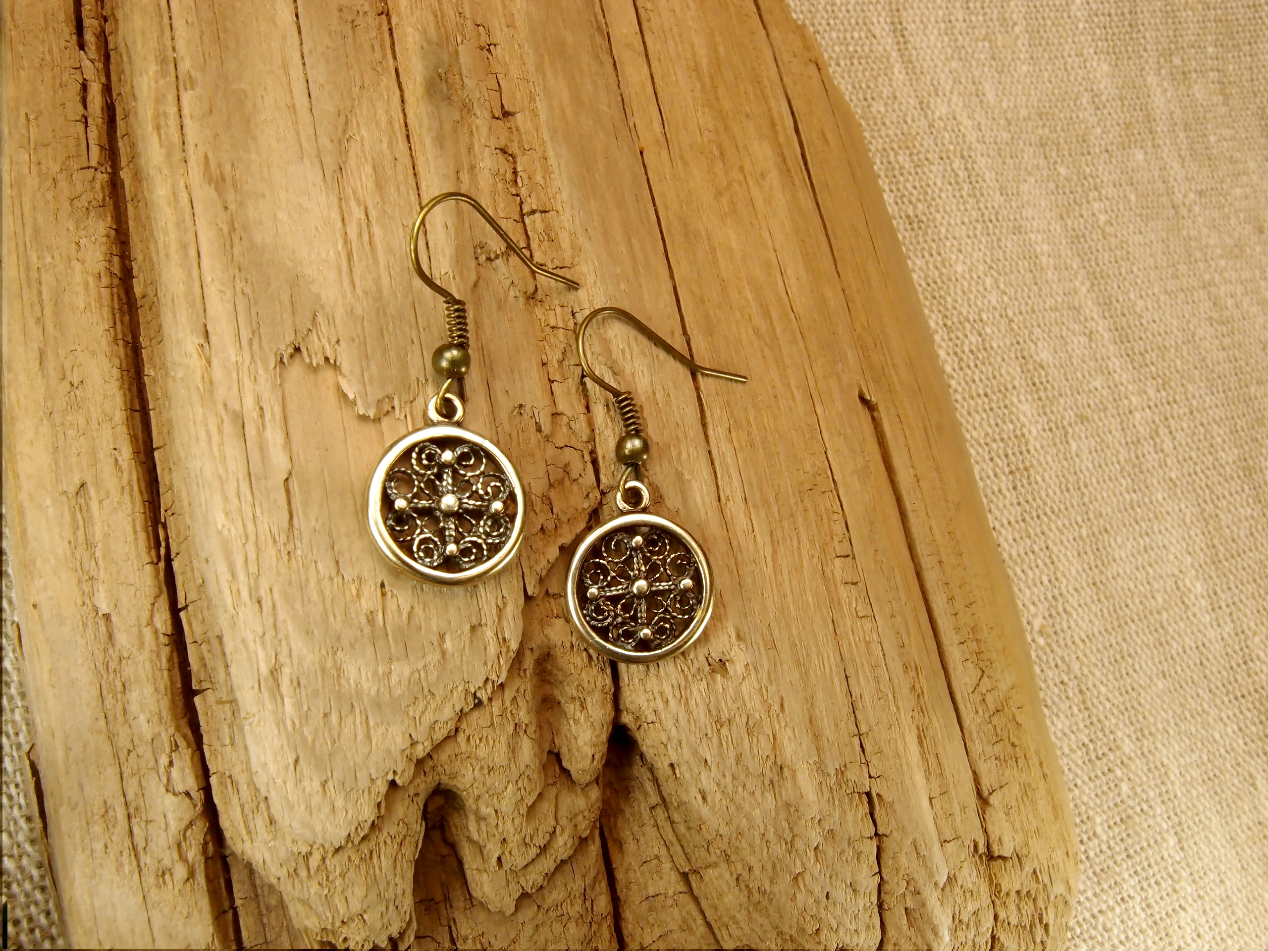 Серьги "Маргаритки"