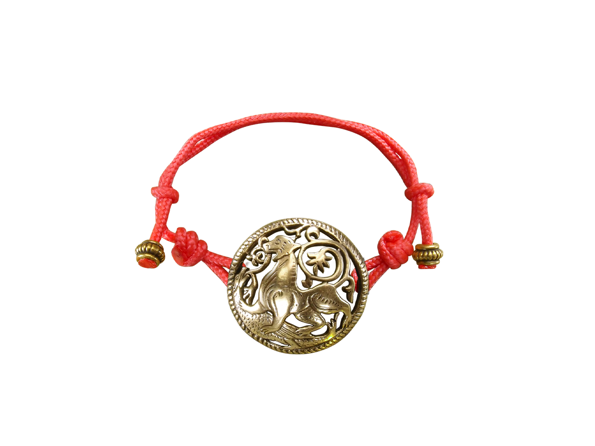 Браслет-шнурок «Суздальский лев»