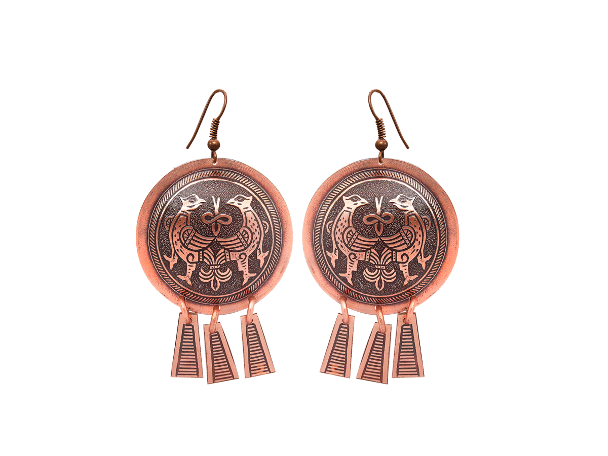 Серьги шумящие «Тереховские птицы»