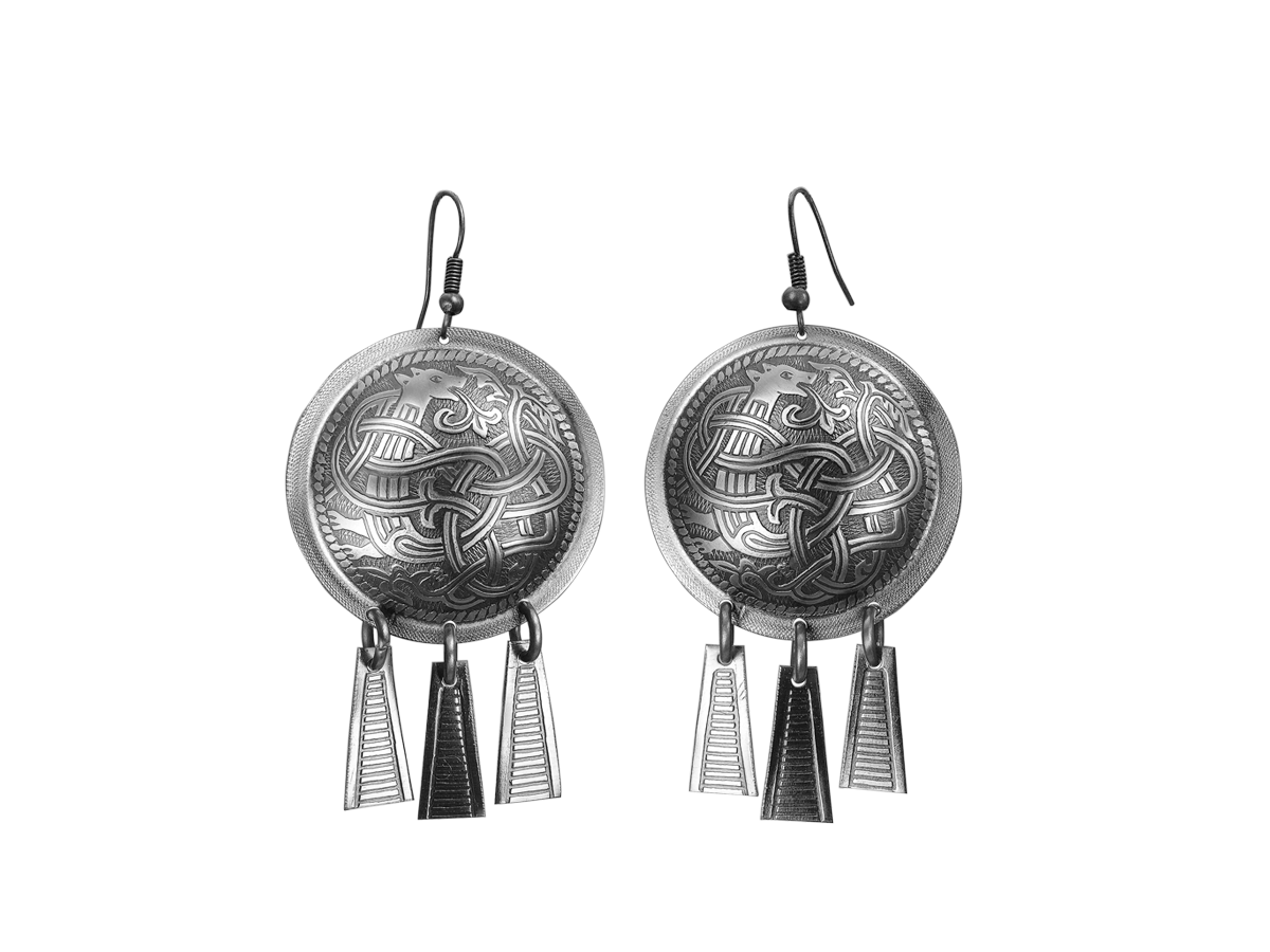 Серьги шумящие «Неведомый зверь»