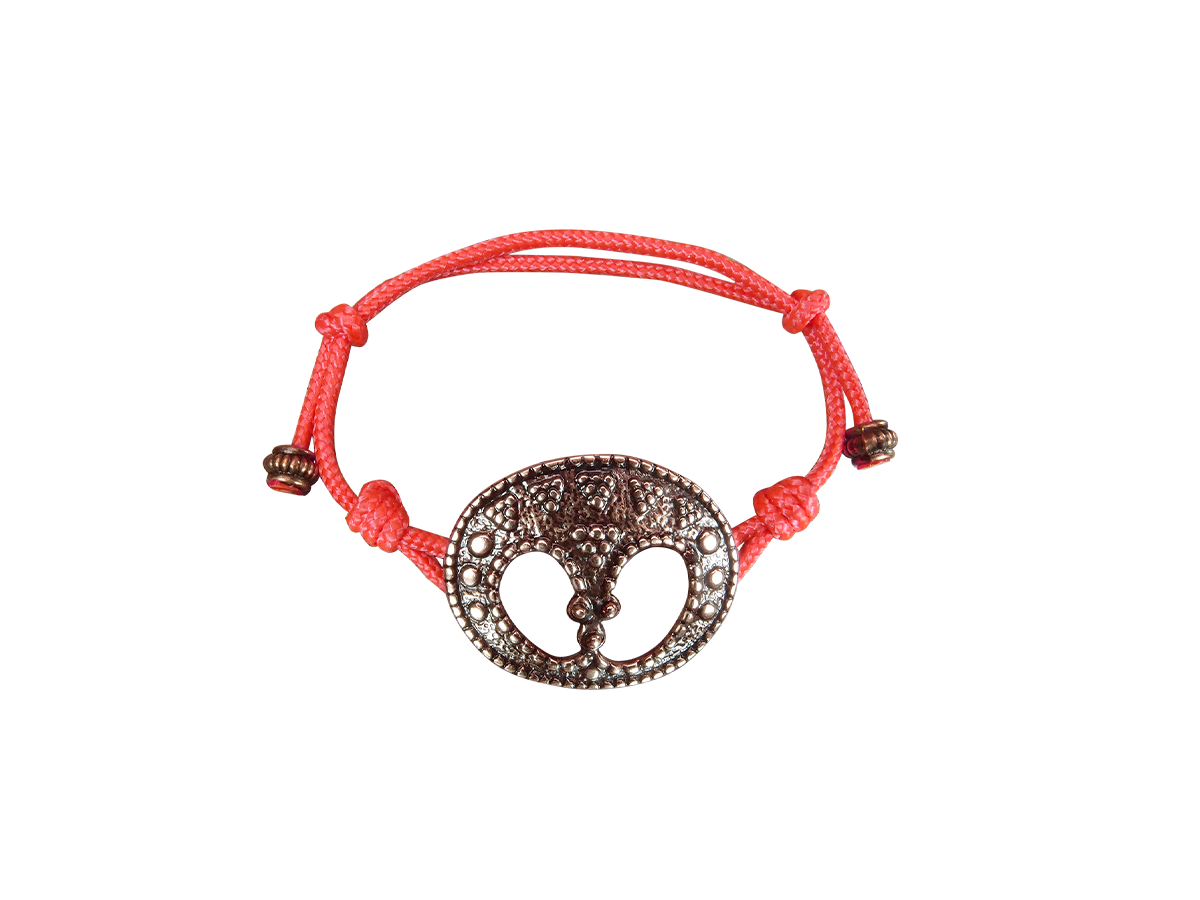 Браслет-шнурок «Замкнутая лунница»