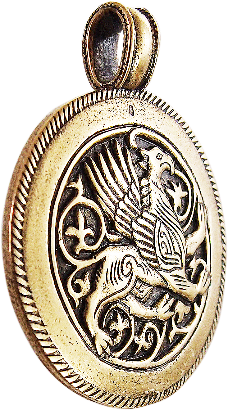 Подвеска литая «Суздальский грифон»