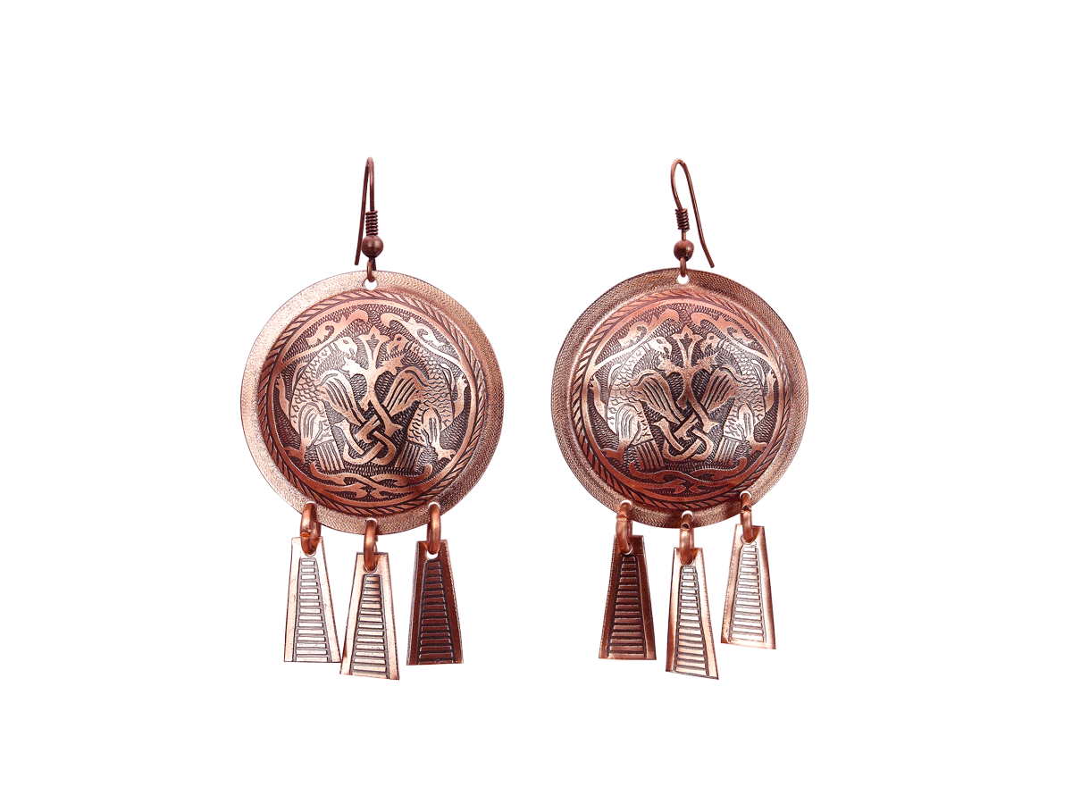 Серьги шумящие «Суздальские ястребы»