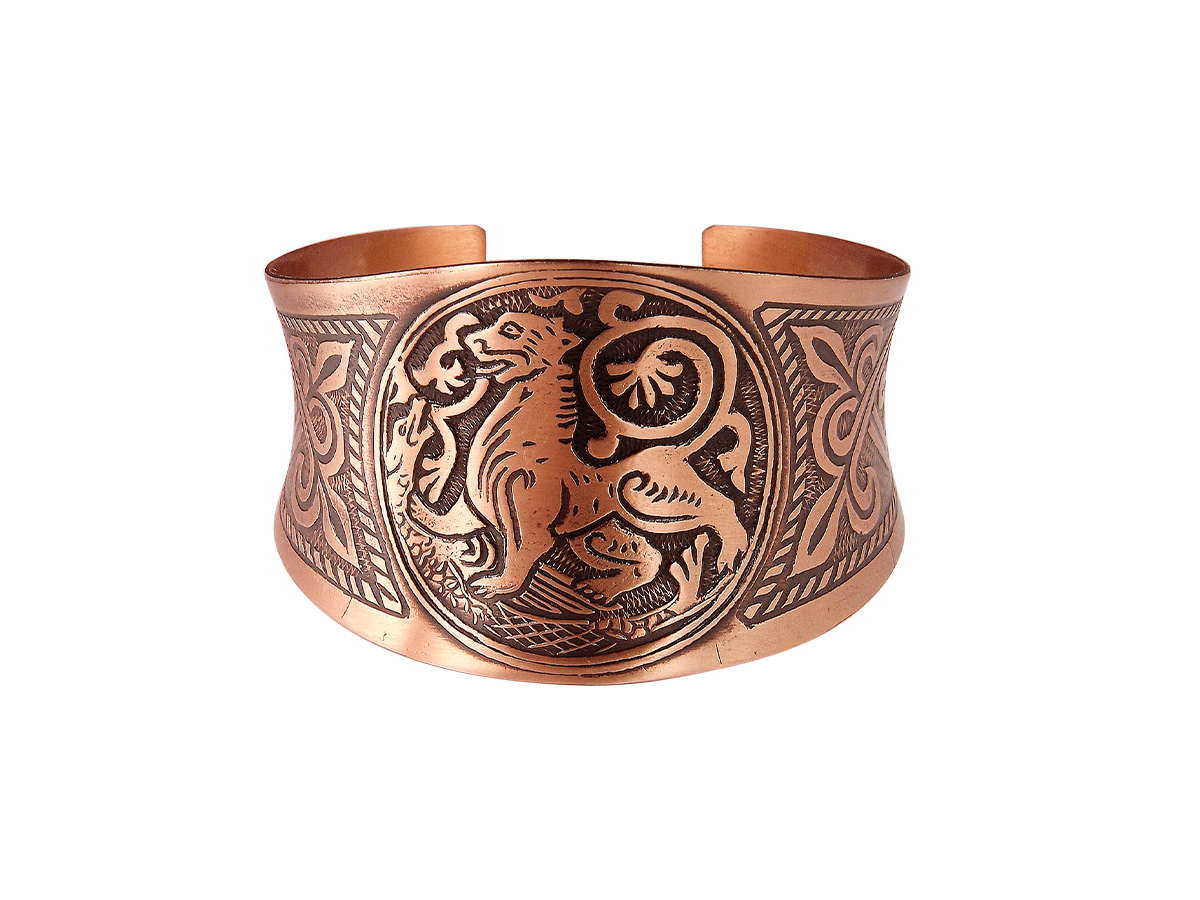 Браслет вогнутый «Суздальский лев»