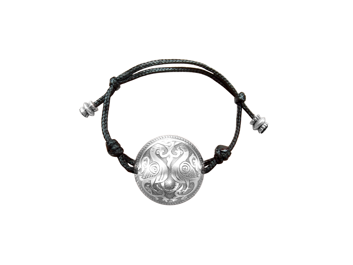 Браслет-шнурок сферический «Суздальские голуби»