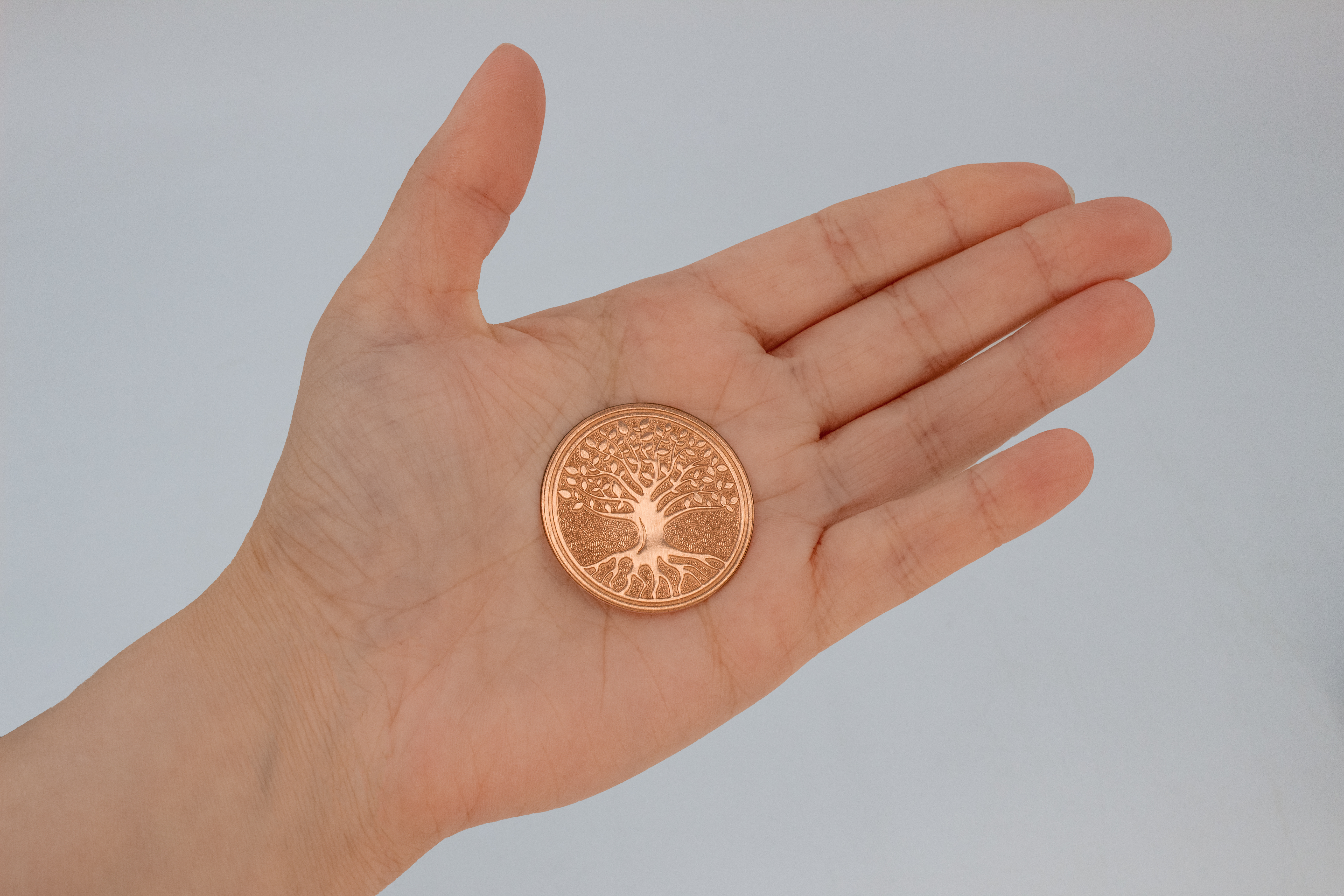 Пятак медный "Дерево жизни"