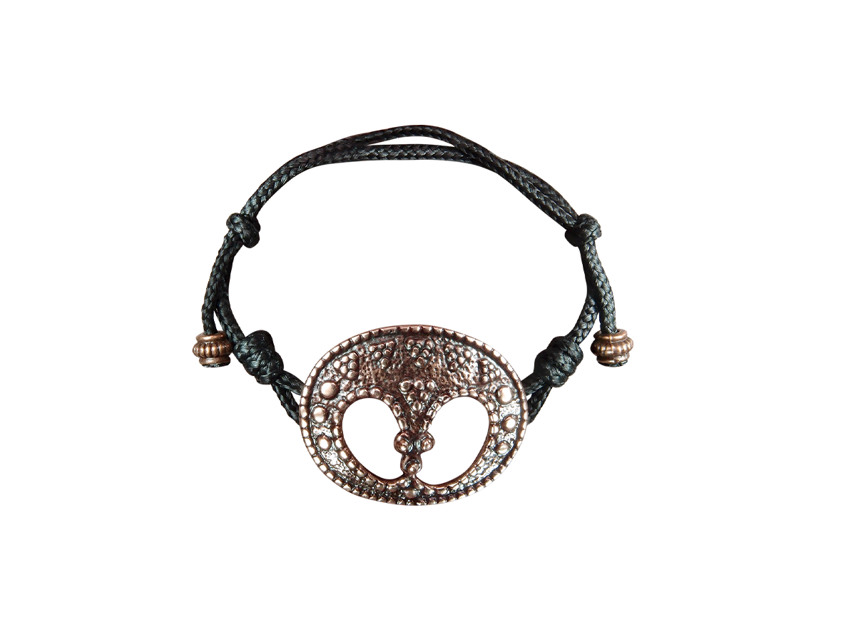 Браслет-шнурок «Замкнутая лунница»