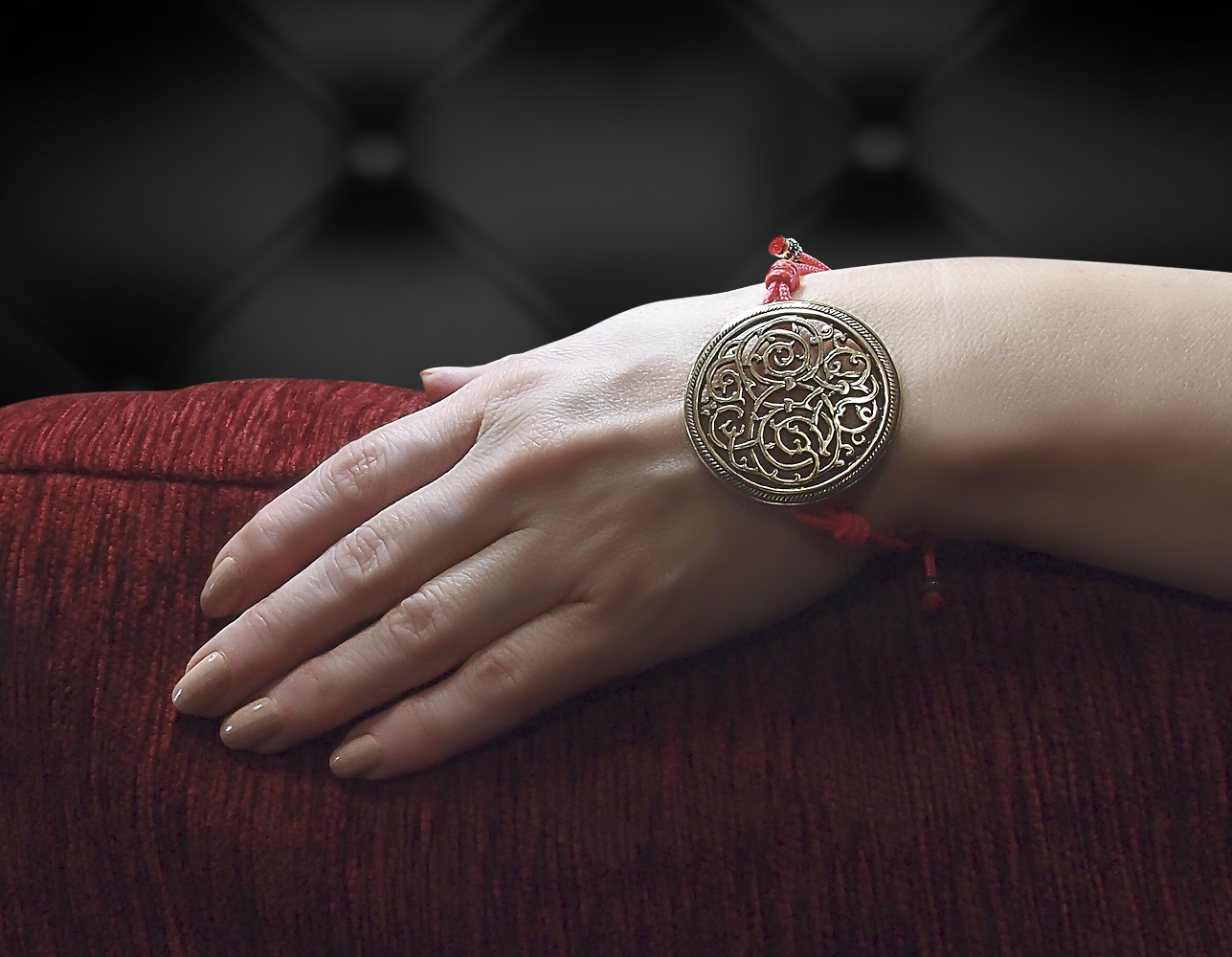 Браслет-шнурок трансформер «Благополучие»