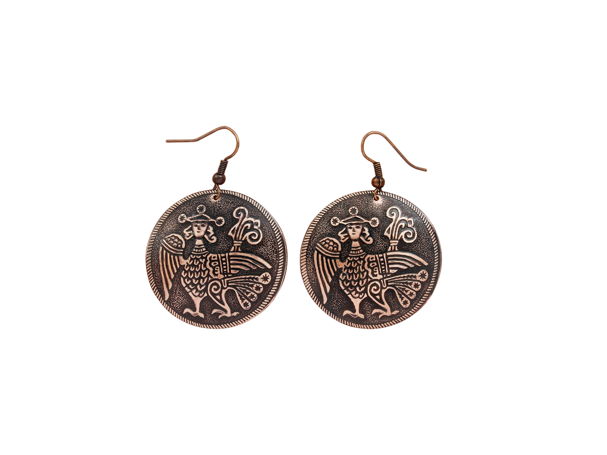 Серьги «Алконост»