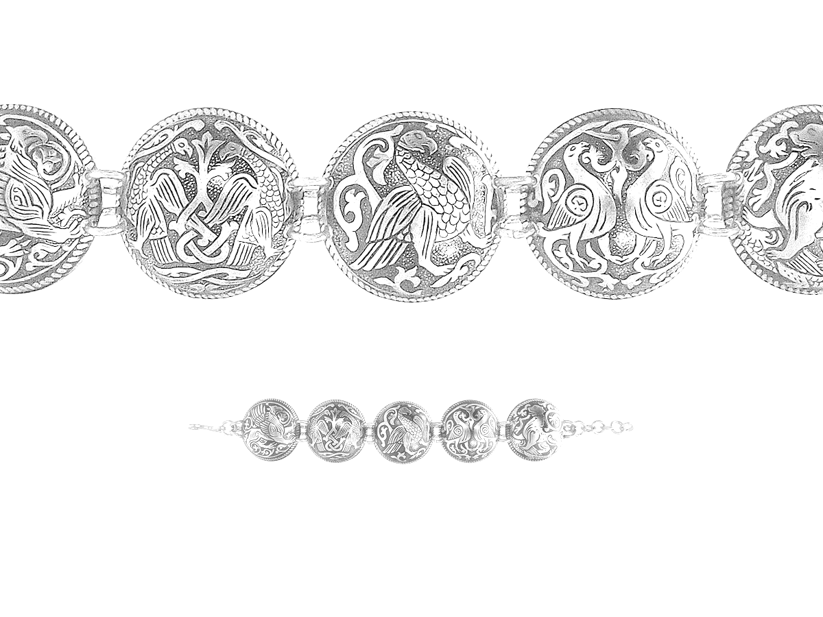 Браслет «Суздальские звери и птицы»