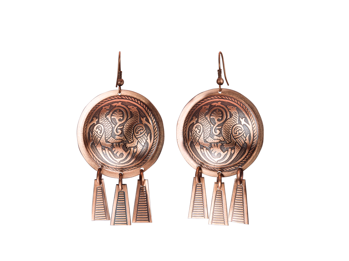 Серьги шумящие «Симарглы»