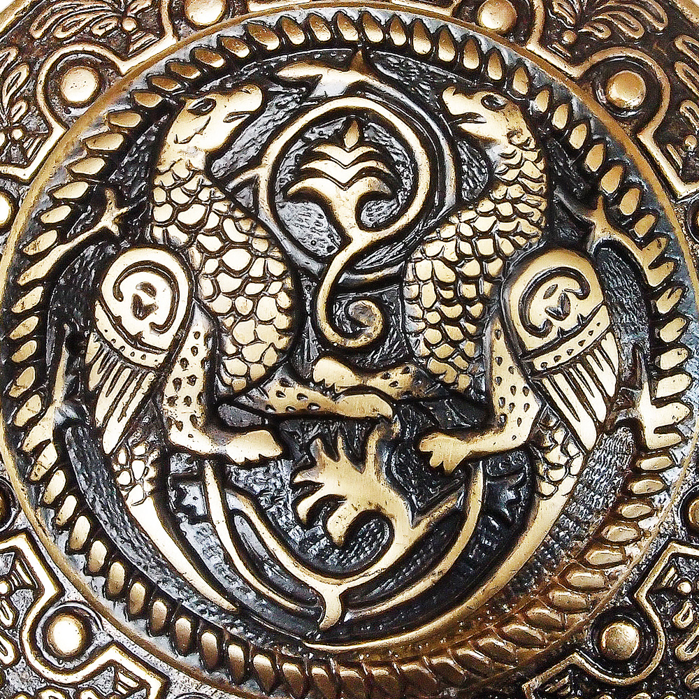 Фибула литая «Симарглы»