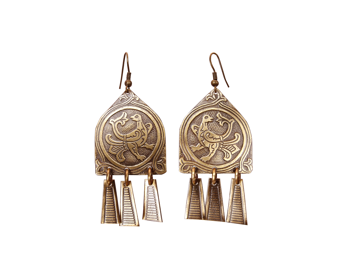 Серьги шумящие «Горлица»