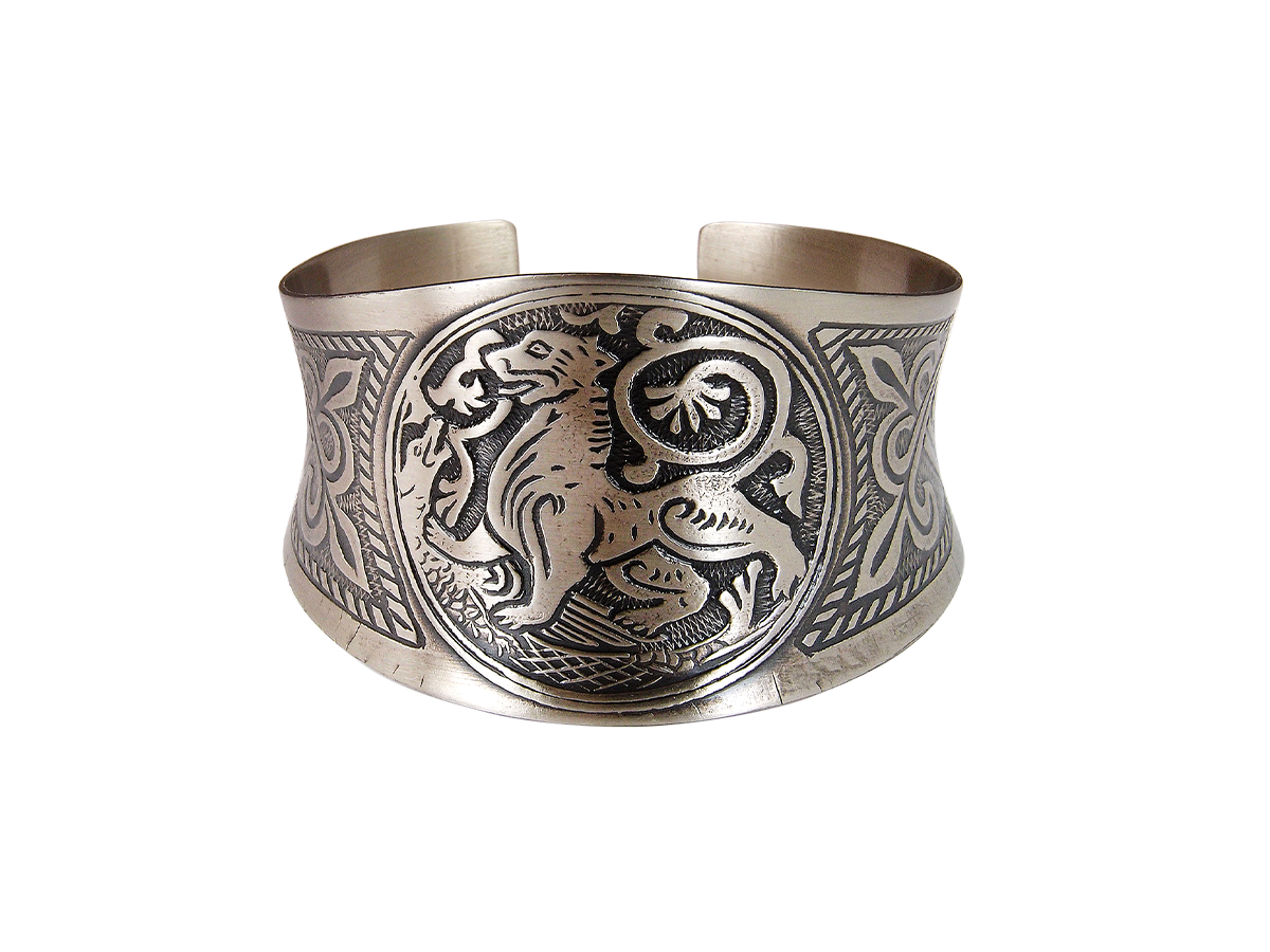 Браслет вогнутый «Суздальский лев»