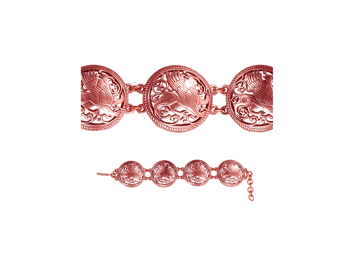 Браслет прорезной «Суздальский грифон»