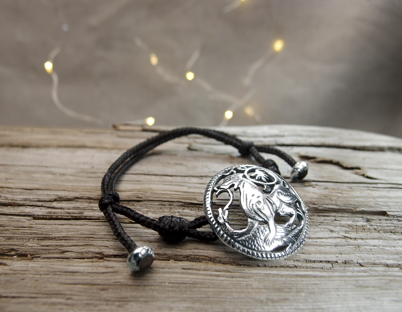 Браслет-шнурок «Суздальский лев»