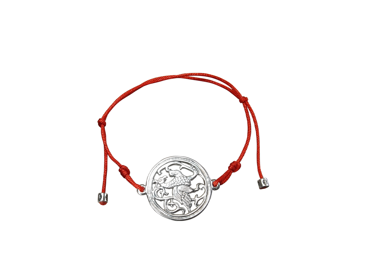 Браслет-шнурок «Суздальская птица»