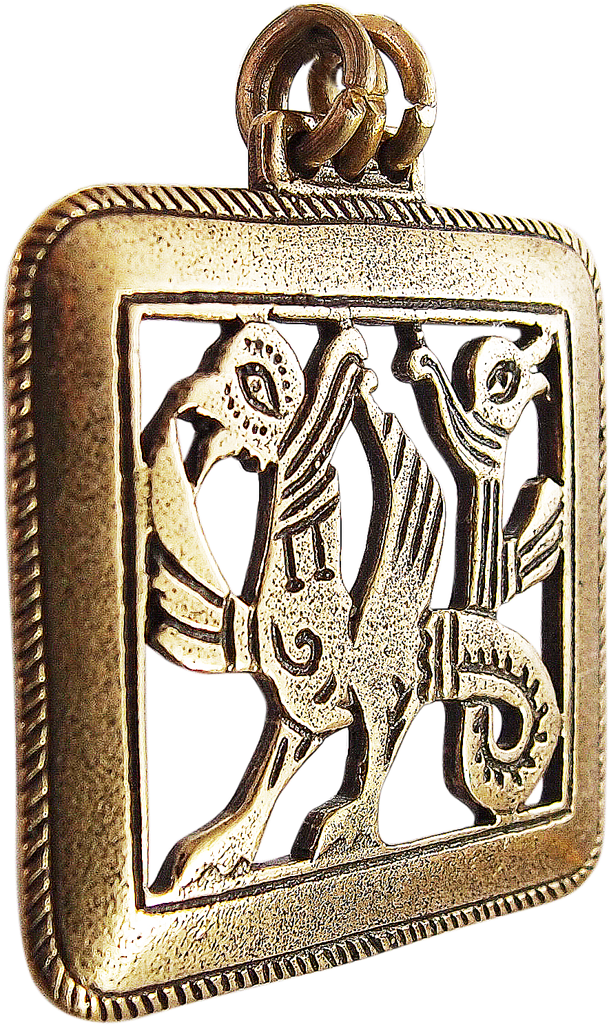 Подвеска прорезная «Двуглавый грифон»