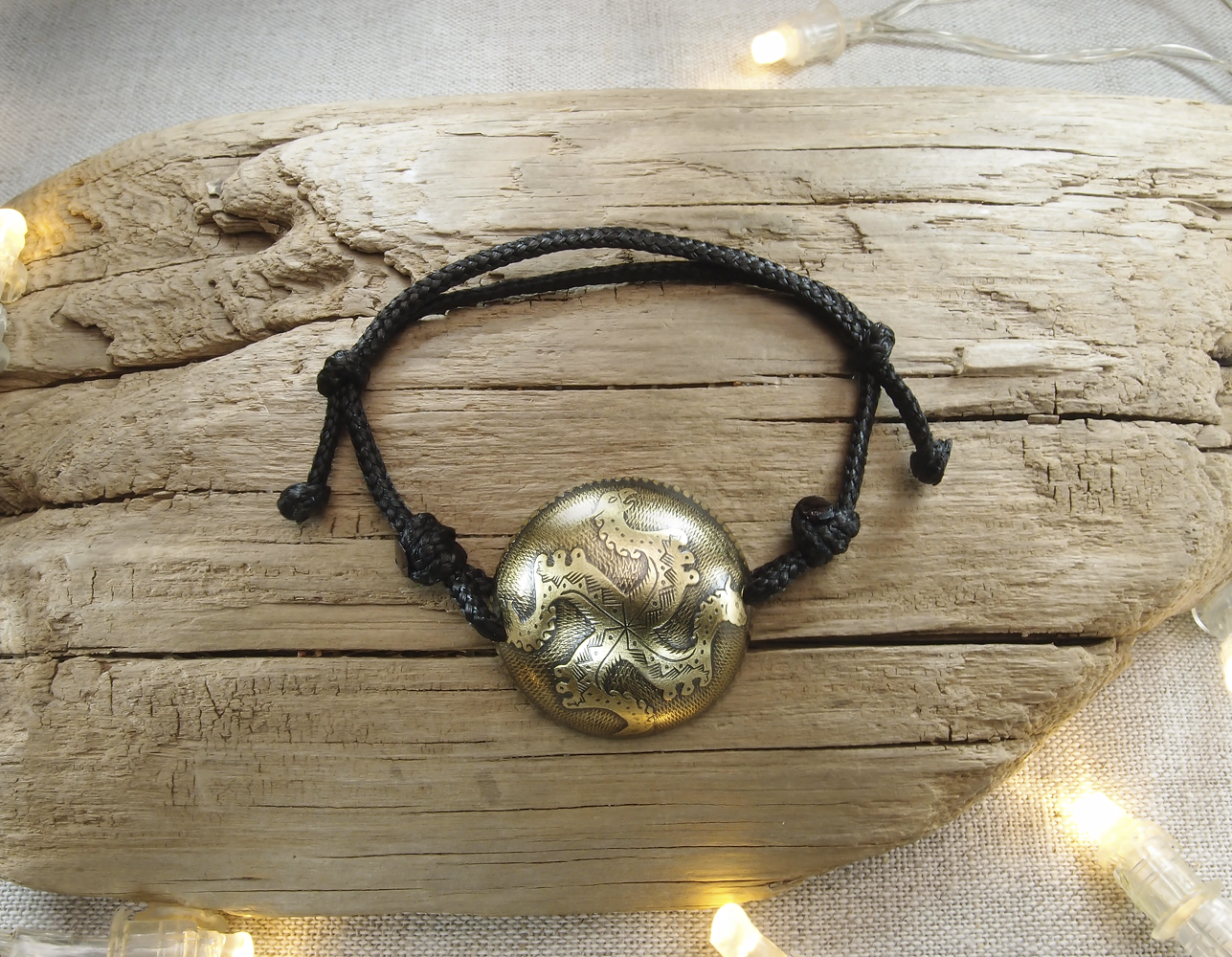 Браслет-шнурок сферический «Солнцеворот»