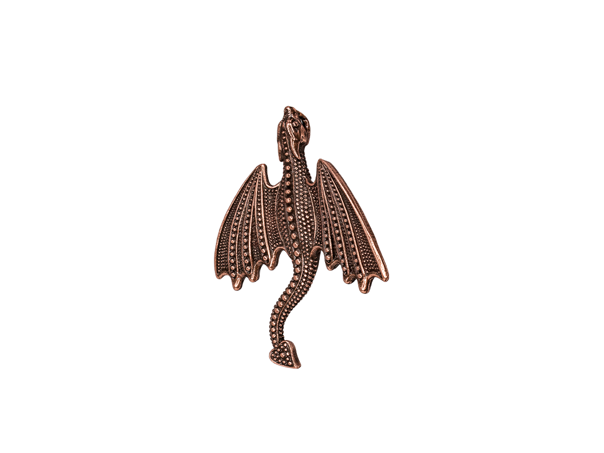 Брошь-подвеска "Летящий дракон"