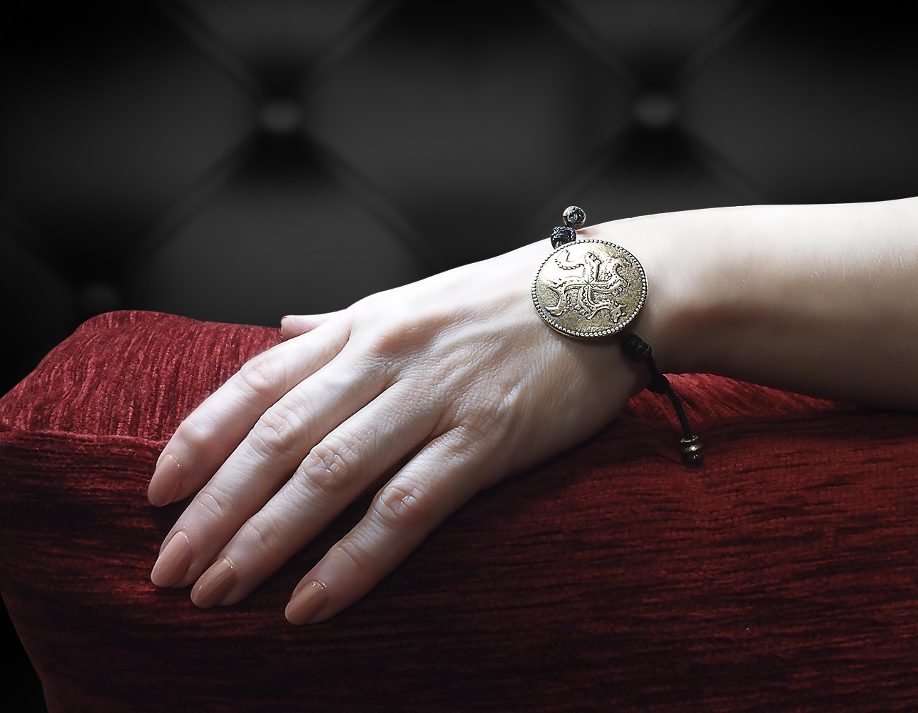 Браслет-шнурок «Солнцеворот»